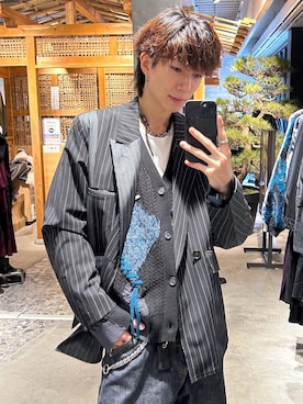 「アイテム（ウォレットチェーン）」を使った、iam _martin__さん（メンズ・181cm・20代）の秋コーディネート