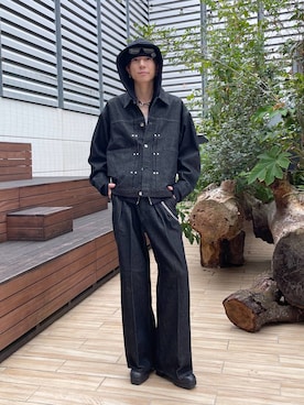 「アイテム（ウォレットチェーン）」を使った、iam _martin__さん（メンズ・181cm・20代）の秋コーディネート