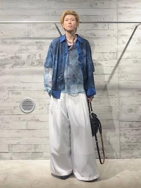 「HARE（ハレ）のアイテム（トップス）」を使った、iam _martin__さん（メンズ・181cm）の夏コーディネート