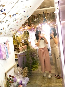 「チャイハネ（チャイハネ）のアイテム（スマホグッズ）」を使った、99aya17さん（レディース・162cm）の夏コーディネート