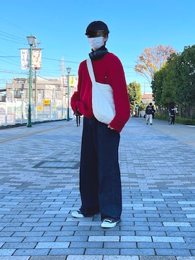 「アイテム（ヘッドフォン/イヤホン）」を使った、itsuki4825さん（メンズ・178cm）の冬コーディネート