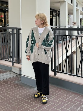 「CPCM」｜「アイテム（サンダル）」を使った、KAHOさん（レディース・155cm）の夏コーディネート