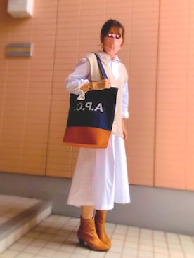 64ma73さん（レディース・156cm）の春コーディネート