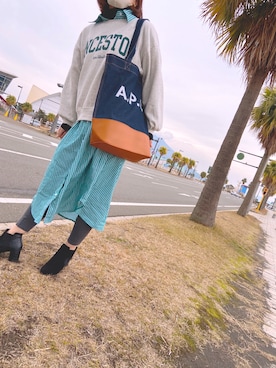 64ma73さん（レディース・156cm）の冬コーディネート