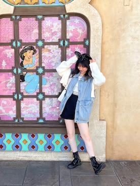 「SpRay（スプレイ）のアイテム（ジャケット/アウター）」を使った、renaevianさん（レディース・159cm）の春コーディネート