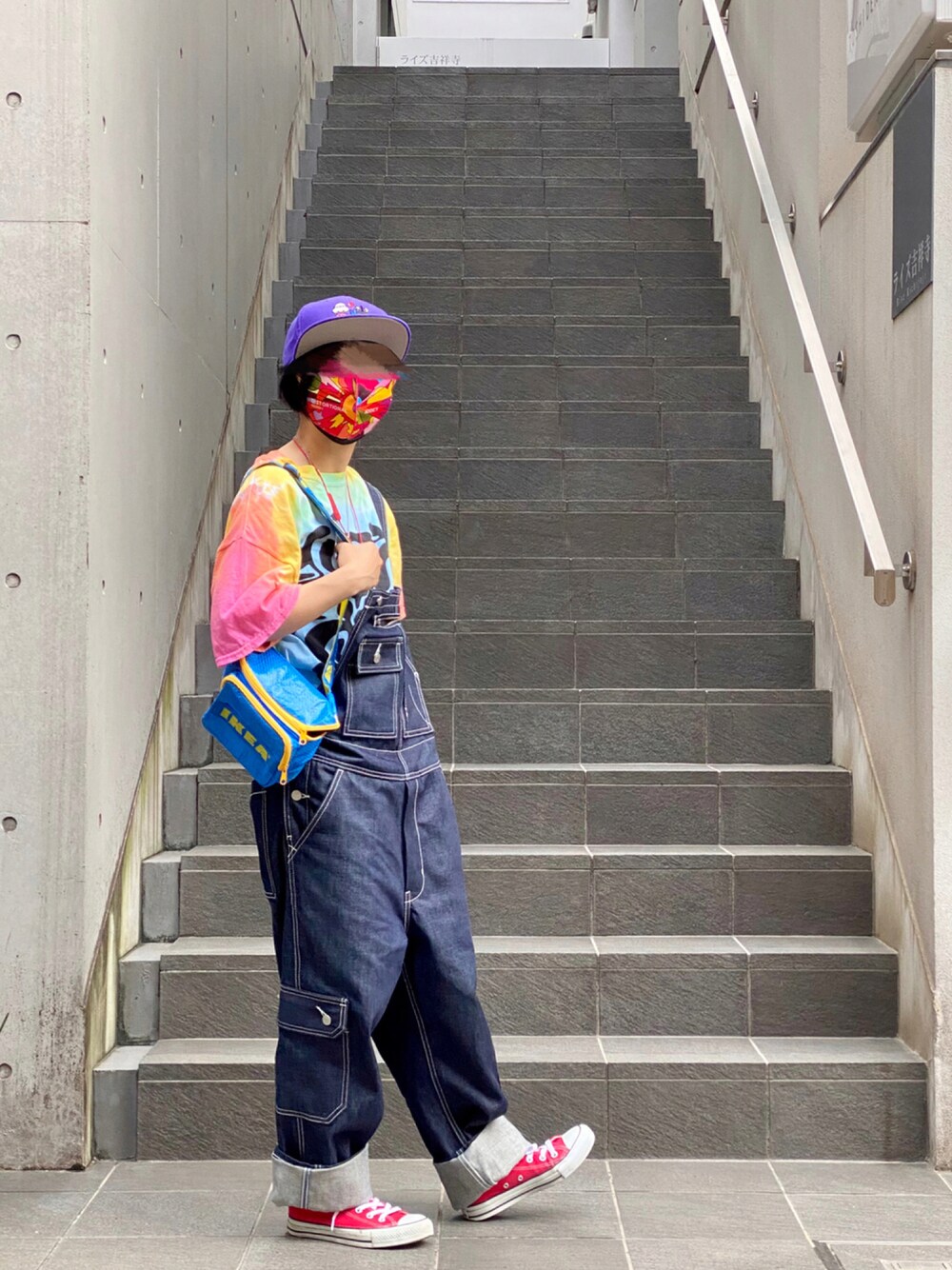 XLARGEのオールインワン・サロペットを使ったレディース人気