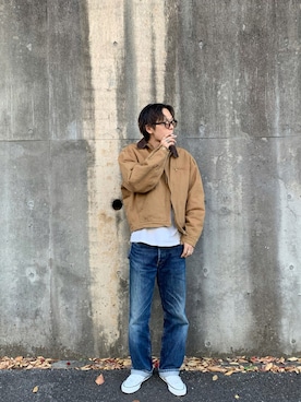 「Dickies（ディッキーズ）のアイテム（ブルゾン）」を使った、vvmoonwolf24さん（メンズ・175cm）の夏コーディネート