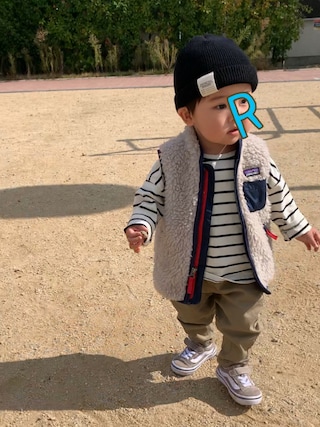 パタゴニア ベスト　フリース　青（紺） BEAMS BOY（ビームス ボーイ）patagonia / キッズ レトロX