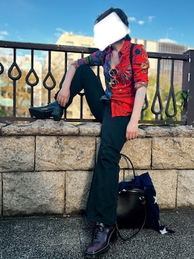 「Desigual（デシグアル）のアイテム（トップス）」を使った、7seaさん（レディース・154cm）の秋コーディネート