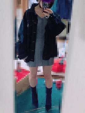 デニムジャケットを使った 3月 のレディース人気ファッションコーディネート Wear