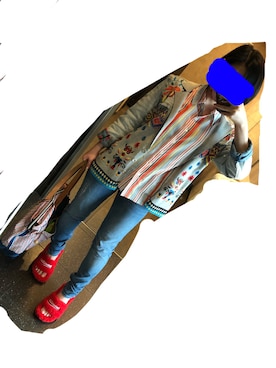 「Desigual（デシグアル）のアイテム（ジャケット/アウター）」を使った、7seaさん（レディース・154cm）の秋コーディネート