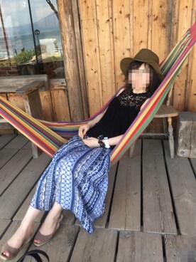 「COMME CA ISM（コムサイズム）のアイテム（ハット）」を使った、7seaさん（レディース・154cm）の秋コーディネート