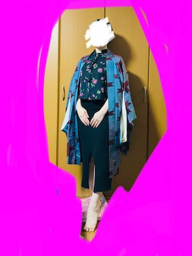 「MK MICHEL KLEIN（エムケーミッシェルクラン）のアイテム」を使った、7seaさん（レディース・154cm）の秋コーディネート