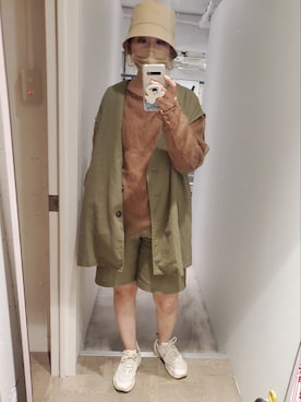 「4youstory（フォーユーストーリー）のアイテム」を使った、youkotaroさん（レディース・162cm）の夏コーディネート