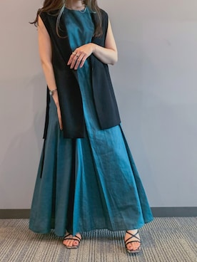 「Cepica（セピカ）のアイテム（ワンピース/ドレス）」を使った、RIKAさん（レディース・146cm）の夏コーディネート