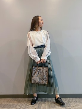 「ステッチ」｜RIKAさん（レディース・146cm・20代）の秋コーディネート