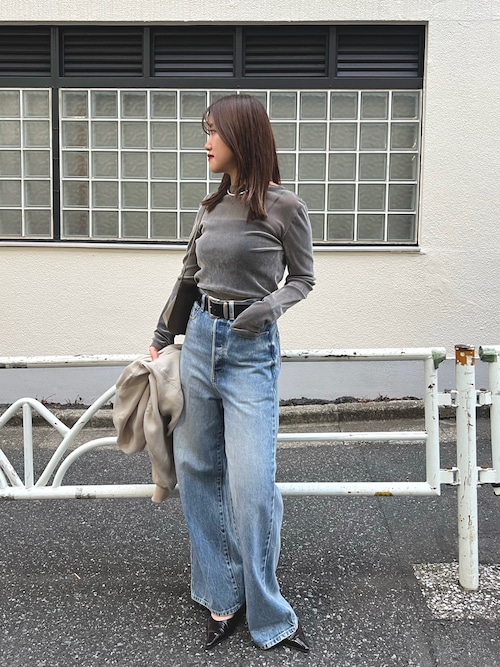 Whim Gazette(ウィム ガゼット)フロッキーバックシャンカットソー フロッキーバックシャンカットソー（Tシャツ/カットソー）｜Whim