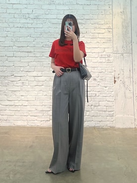 「Drawing Numbers（ドローイング ナンバーズ）のアイテム」を使った、sayakaさん（レディース・159cm）の春コーディネート