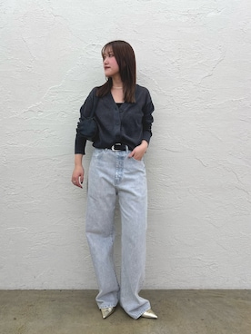 「THE PAUSE（ザ ポーズ）のアイテム」を使った、sayakaさん（レディース・159cm）の冬コーディネート