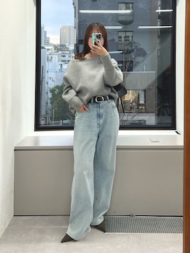 「THE PAUSE（ザ ポーズ）のアイテム」を使った、sayakaさん（レディース・159cm）の冬コーディネート