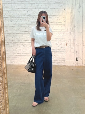 「NICOLAS LAINAS（ニコラスライナス）のアイテム」を使った、sayakaさん（レディース・159cm）の春コーディネート