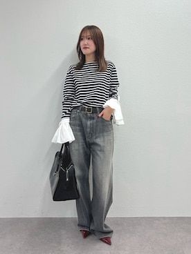 「THE PAUSE（ザ ポーズ）のアイテム」を使った、sayakaさん（レディース・159cm）の冬コーディネート