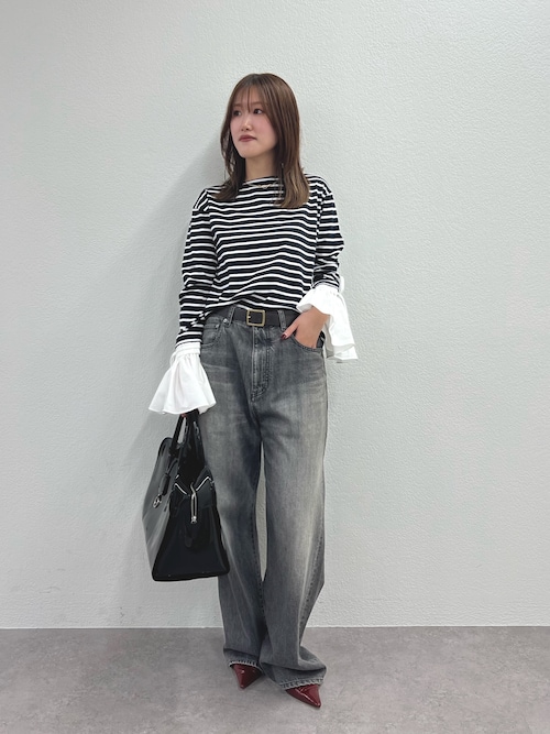 THE PAUSE ベルト 「THE PAUSE」スクエアバックルベルト レディース