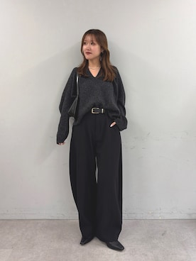 「Drawing Numbers（ドローイング ナンバーズ）のアイテム」を使った、sayakaさん（レディース・159cm）の秋コーディネート