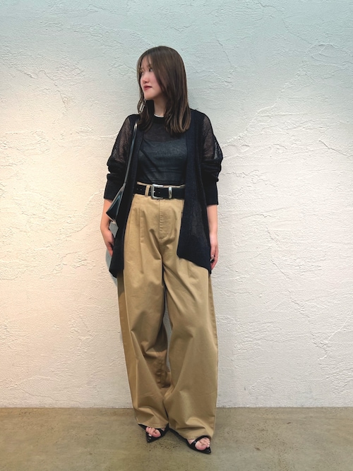 Whim Gazette(ウィム ガゼット) メッシュニットカーディガン Whim Gazette(ウィム ガゼット)のメッシュニットカーディガン通販