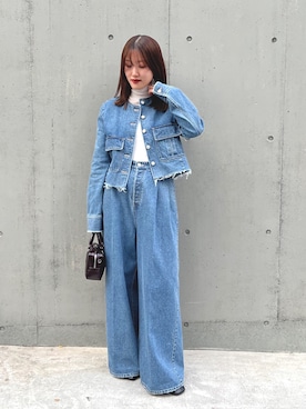 「THE PAUSE（ザ ポーズ）のアイテム」を使った、sayakaさん（レディース・159cm）の秋コーディネート