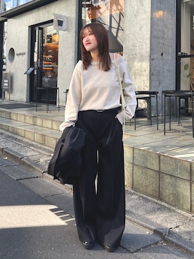 sayakaさん（レディース・159cm）の冬コーディネート