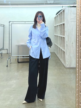 「Drawing Numbers（ドローイング ナンバーズ）のアイテム」を使った、sayakaさん（レディース・159cm）の冬コーディネート