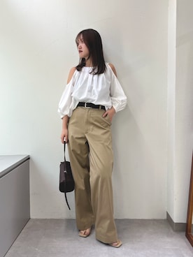 「THE PAUSE（ザ ポーズ）のアイテム」を使った、sayakaさん（レディース・159cm）の冬コーディネート