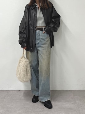 「アイテム（チョーカー）」を使った、sayakaさん（レディース・159cm）の秋コーディネート