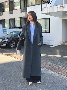 「Drawing Numbers（ドローイング ナンバーズ）のアイテム」を使った、sayakaさん（レディース・159cm）の冬コーディネート