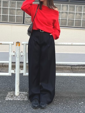 「Drawing Numbers（ドローイング ナンバーズ）のアイテム」を使った、sayakaさん（レディース・159cm）の秋コーディネート