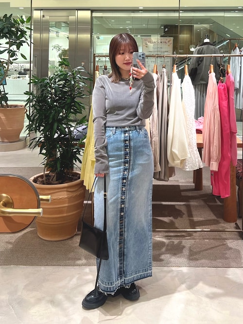 Whim Gazette ◆ 2025SS シアーベロアバックシャンカットソー Amazon | [Whim Gazette] [ウィムガゼット] シアーベロアバック