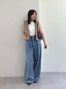 「ムートン」｜sayakaさん（レディース・159cm）の夏コーディネート