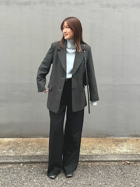 「THE PAUSE（ザ ポーズ）のアイテム」を使った、sayakaさん（レディース・159cm）の秋コーディネート