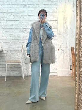 「セットアップスタイル」｜「アイテム（アクセサリー）」を使った、sayakaさん（レディース・159cm）の秋コーディネート