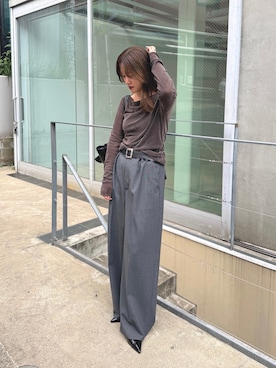 「Drawing Numbers（ドローイング ナンバーズ）のアイテム」を使った、sayakaさん（レディース・159cm）の秋コーディネート