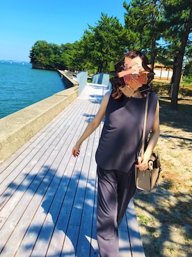 「歩く日」｜potecosioさん（レディース・171cm）の夏コーディネート