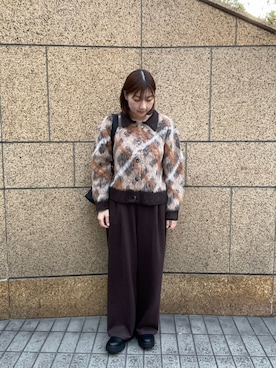 naoさん（レディース・162cm）の冬コーディネート