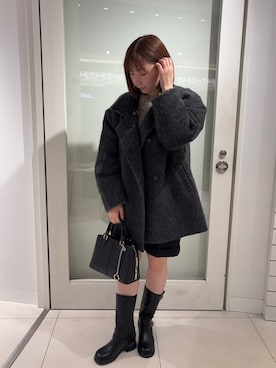 「アイテム（ジャケット/アウター）」を使った、naoさん（レディース・162cm）の冬コーディネート