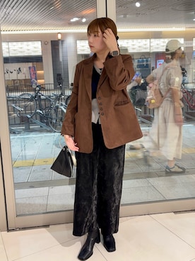 「SENSE OF PLACE by URBAN RESEARCH（センスオブプレイスバイアーバンリサーチ）のアイテム」を使った、naoさん（レディース・162cm）の秋コーディネート