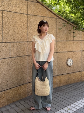 「センスオブプレイス」｜naoさん（レディース・161cm）の春コーディネート