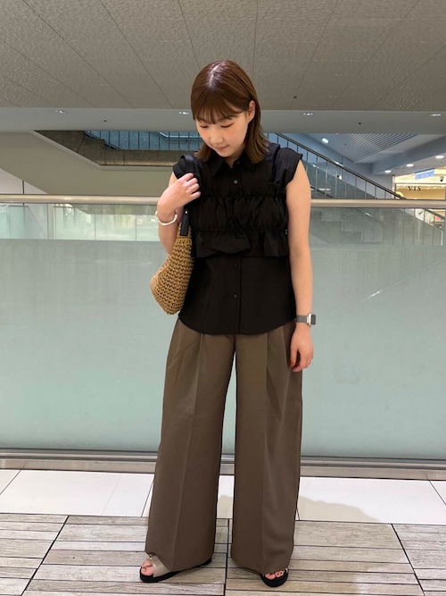 ビスチェセットノースリーブシャツ