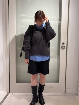 「SENSEOFPLACE」｜naoさん（レディース・162cm）の冬コーディネート