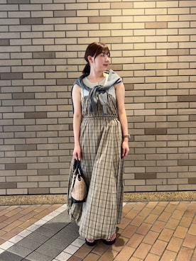 「RODE SKO（ロデスコ）のアイテム」を使った、naoさん（レディース・161cm）の夏コーディネート