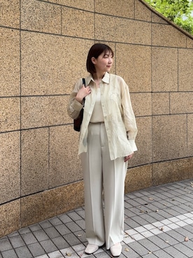 「RODE SKO（ロデスコ）のアイテム（バッグ）」を使った、naoさん（レディース・161cm）の春コーディネート